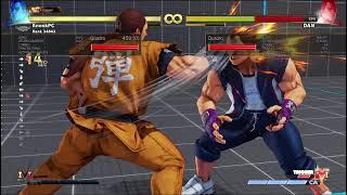 Dan V-Trigger 1 596 damage combo from unblockable setup (Ler descrição/Check description)