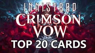 Top 20 Innistrad Crimson Vow Cards (Mtg)