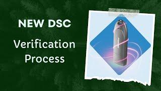 New DSC Verification Process, Simple & Easy - Apicountry.com