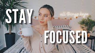 How To Overcome Distractions & Stay Focused