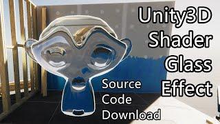 Unity VFX -  Glass Shader Effect -  Downloadable