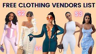 FREE WHOLESALE CLOTHING VENDORS LIST | START YOUR OWN ONLINE BUSINESS !!!