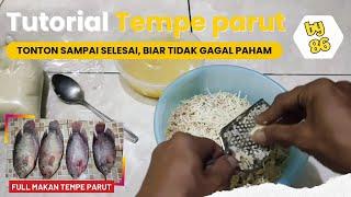 Ingredients & method for preparing grated tempeh bait ||  pond gourami bait