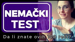 TEST 100 NEMAČKIH REČI (A2-B1)