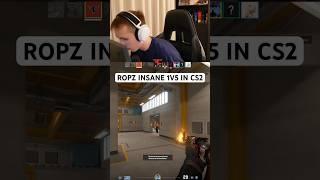 Ropz INSANE 1V5 In CS2  #cs2 #shorts