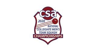 Court 1 Fri - 2020 CSA National Collegiate Men’s Team Championships