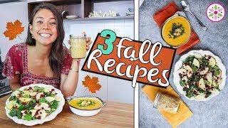 3 VEGAN AND EASY FALL RECIPES! Yovana