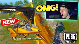 SNIPING on an AIRPLANE in PUBG MOBILE!