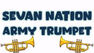 How to play seven nations army on trumpet