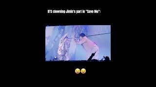 BTS clowning Jimin|| PTD concert moment #bts #shorts #jimin