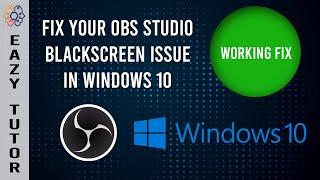 #obs #obsblackscreen #blackscreen  OBS studio blackscreen fix 2020 (working fix)