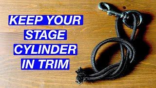 How to streamline your stage cylinders on backplate wing and harness configuration.