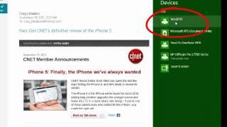 How to print to Win2PDF from Windows 8 style apps