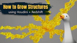 SideFX Houdini Tutorial - How to grow structures using a solver