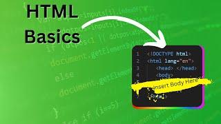 HTML Basic Tags - Tutorial for BEGINNERS