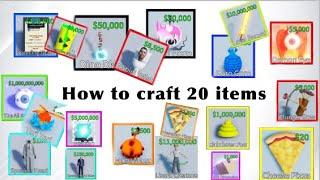 How to craft 20 items in Pop It Trading