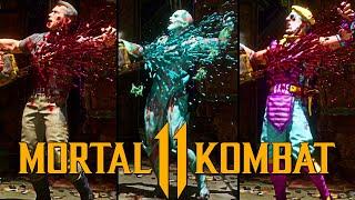 Mortal Kombat 11: *New* Black Dragon Fight Club Stage Brutality performed on all characters