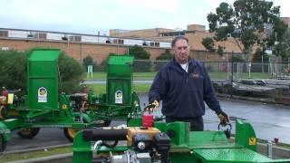 Red Roo and HIRE-IT demonstrate The Red Roo Logsplitter.