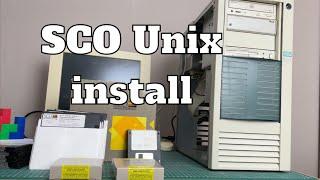SCO Unix OpenServer 5 install on the Siemens
