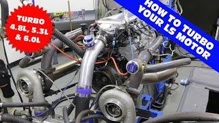 CHEAP, JUNKYARD TURBO LS POWER. HOW MUCH POWER IS A TURBO WORTH ON A JUNKYARD 4.8L, 5.3L OR 6.0L LS?