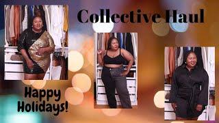 HOLLIDAY COLLECTIVE HAUL// PLUS SIZE// ELOQUII// FASHION NOVA// H&M