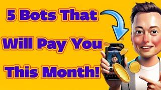 Top 5 Telegram bots to earn money!