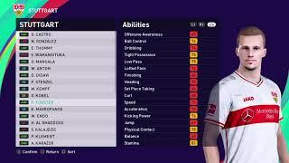 eFootball PES 2021 VFB STUTTGART Base Copy W/STATS