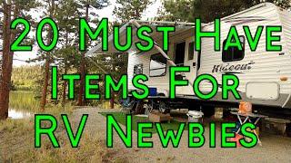 New To Camping & RVing? 20 Must Have Items For RV Newbies/New RV Owners