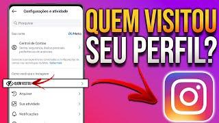 COMO SABER QUEM VISITOU MEU PERFIL DO INSTAGRAM