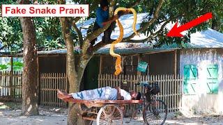 King Cobra Snake Prank  (Part 3) | Fake Snake Prank Video on Public | 4 Minute Fun