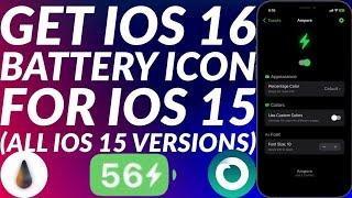 How to get iOS 16 Style battery indicator on iOS 15 with Ampere on iOS 15 Jailbreak | Full Guide