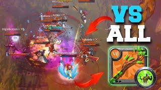 SOLO Great Nature Staff vs ALL! Albion Online PVP