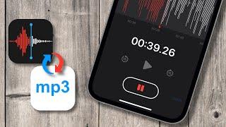 How To Convert Voice Memos To MP3 Online on iPhone iOS 15