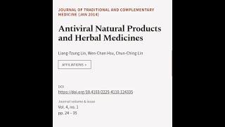 Antiviral Natural Products and Herbal Medicines | RTCL.TV