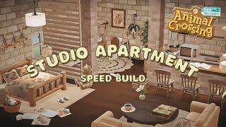 How to Make a Studio Apartment In Animal Crossing (Speed Build) | Collab with ACNH Youtubers!