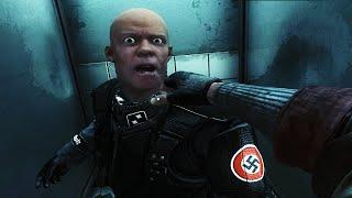 Wolfenstein The New Order Stealth kills (Eisenwald Prison\UBER) 4K & 60fps