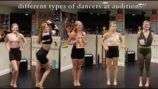 Different Types of Dancers at Auditions! | Carissa Campbell