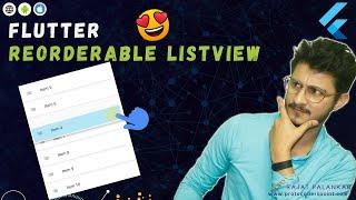Reorderable Listview in Flutter