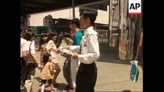 HONG KONG: ELECTION FOR LEGCO BEGINS