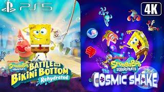 SpongeBob PS5 Saga - 2 Full Games 100% Longplay Walkthrough 4K 60FPS