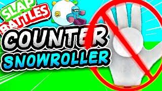 HOW to COUNTER the SNOWROLLER Glove- Slap Battles Roblox