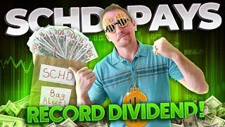 SCHD SMASHES Its Dividend Record - Pays $0.8241 Per Share!  The Cash-Flow King Is Back