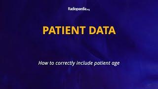 Patient Data