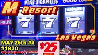 High Limit Double Gold Slot Jackpot at M Resort Casino Las Vegas