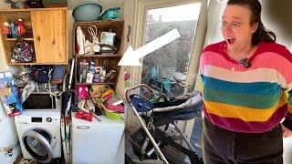 Dutch Mom's biggest clutter stress SOLVED in 2 hours!  QUICK WIN DECLUTTER