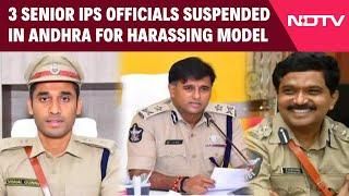 Kadambari Jethwani | 3 Senior IPS Officials Suspended By Andhra Govt Over Harassing Mumbai Model