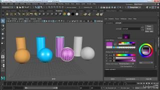 Maya Tutorial - Understanding the basic shader types