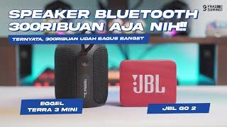 JBL vs EGGEL | DUEL SPEAKER AUDIO 300 ribuan ! JBL GO 2 vs Terra 3 Mini 