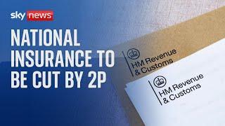 National insurance to be cut by 2p in the pound