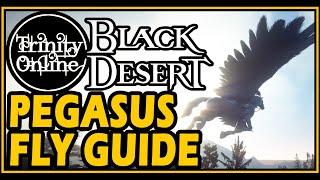 ️Black Desert HOW TO FLY PEGASUS T9 ARDUANATT DREAM HORSE Trinity Online YouTube Beginner BDO GUIDE